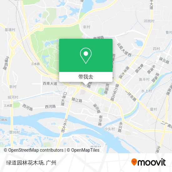 绿道园林花木场地图