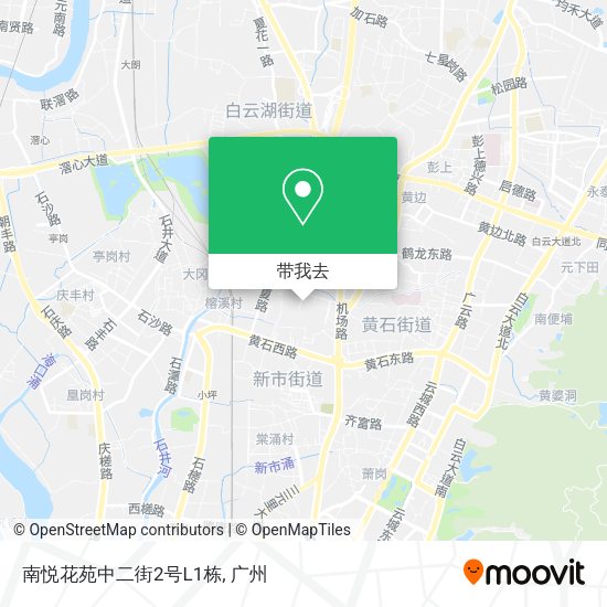 南悦花苑中二街2号L1栋地图