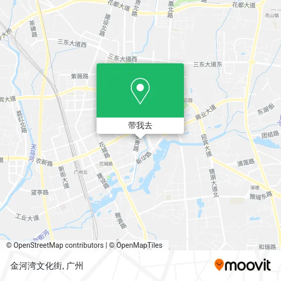 金河湾文化街地图