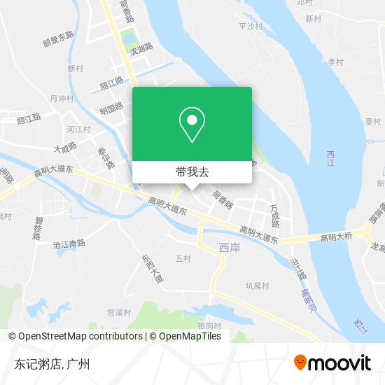 东记粥店地图