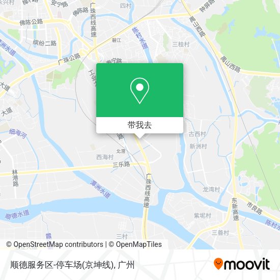 顺德服务区-停车场(京坤线)地图