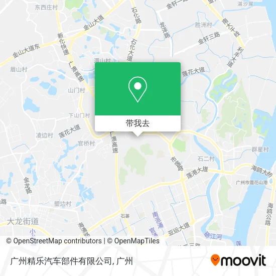 广州精乐汽车部件有限公司地图