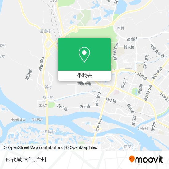 时代城-南门地图