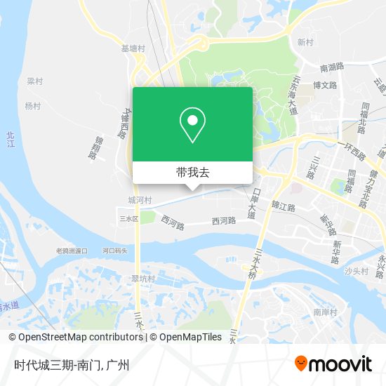 时代城三期-南门地图