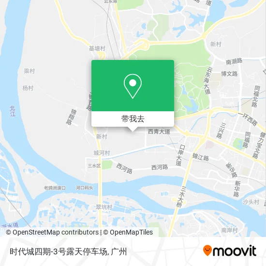时代城四期-3号露天停车场地图