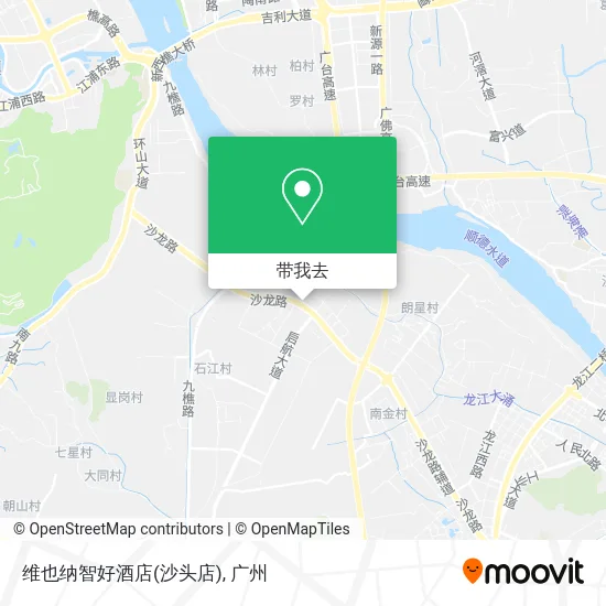 维也纳智好酒店(沙头店)地图