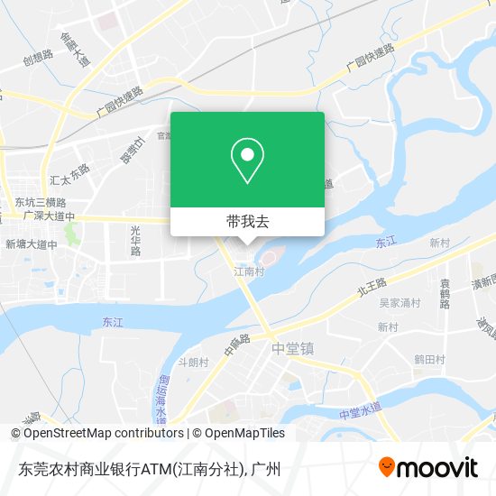东莞农村商业银行ATM(江南分社)地图