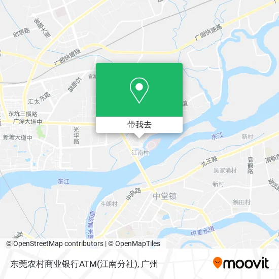 东莞农村商业银行ATM(江南分社)地图