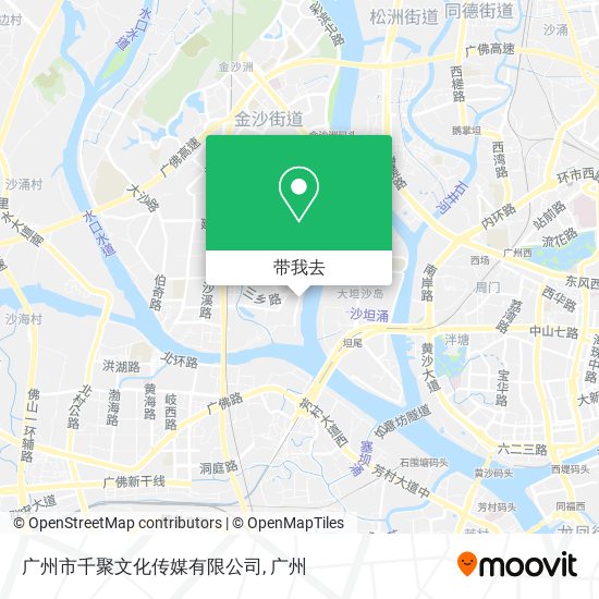 广州市千聚文化传媒有限公司地图