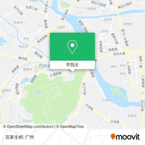 宜家生鲜地图