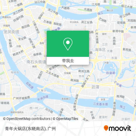 青年火锅店(东晓南店)地图
