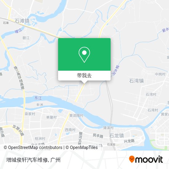 增城俊轩汽车维修地图