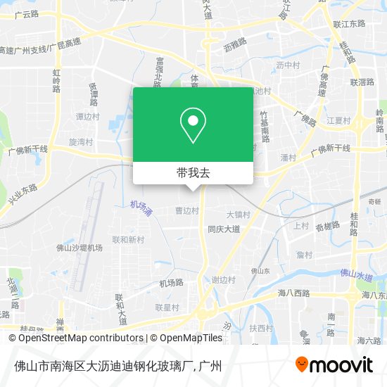 佛山市南海区大沥迪迪钢化玻璃厂地图