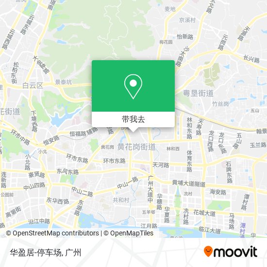 华盈居-停车场地图