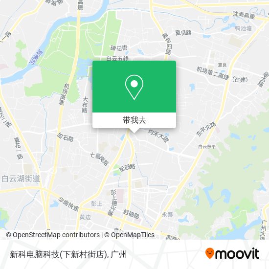 新科电脑科技(下新村街店)地图