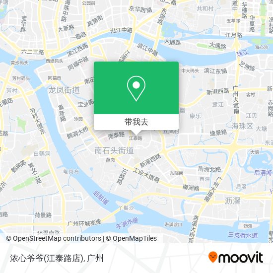 浓心爷爷(江泰路店)地图