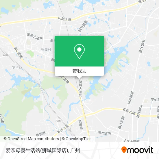 爱亲母婴生活馆(狮城国际店)地图
