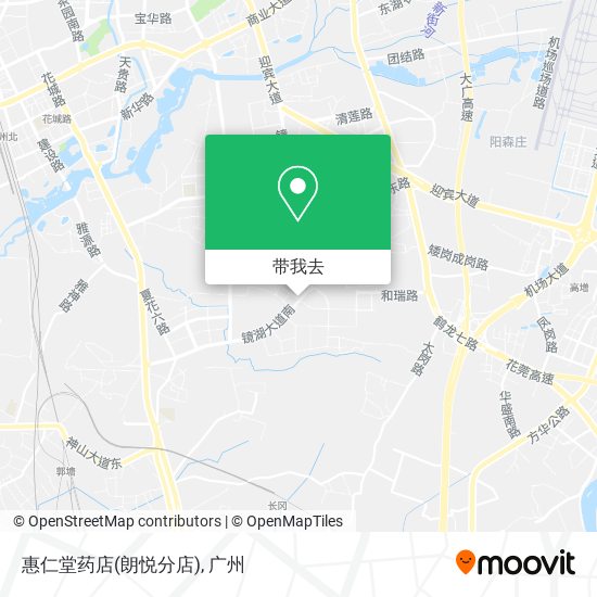 惠仁堂药店(朗悦分店)地图