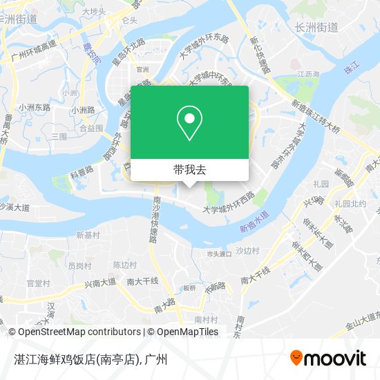 湛江海鲜鸡饭店(南亭店)地图