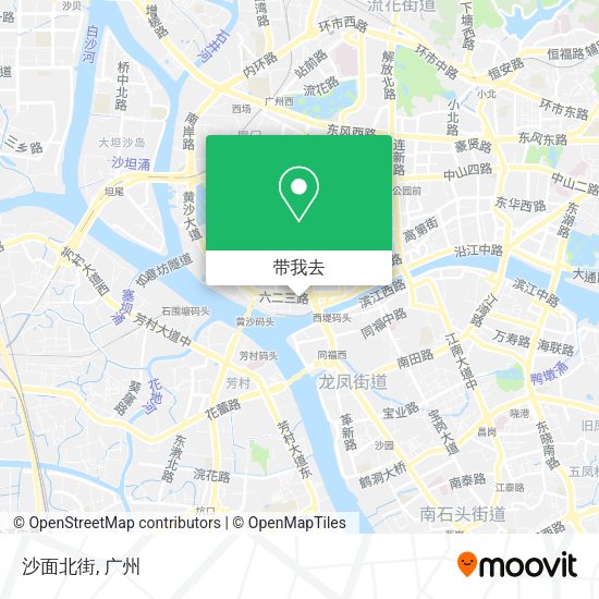 沙面北街地图