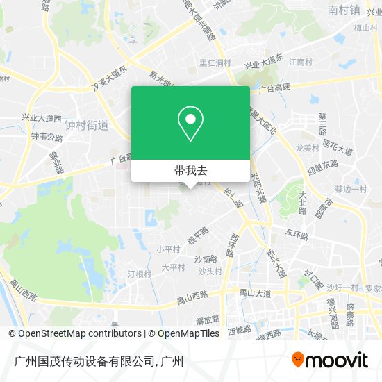 广州国茂传动设备有限公司地图