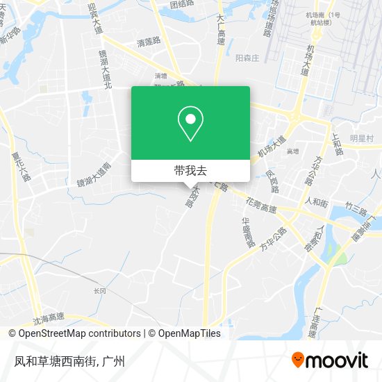 凤和草塘西南街地图