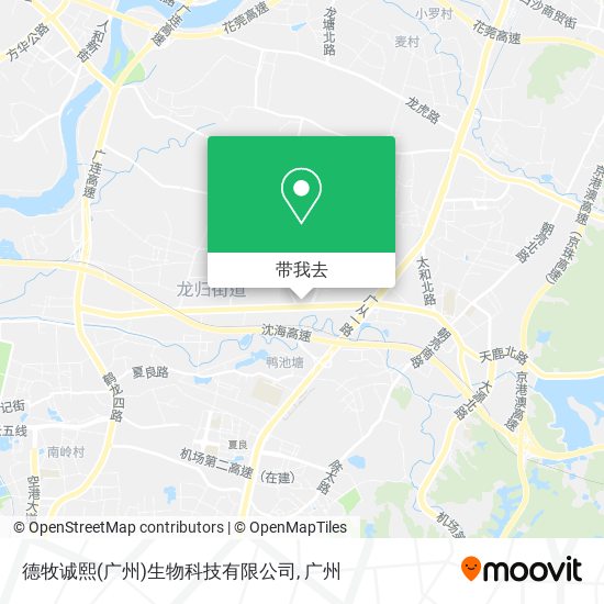 德牧诚熙(广州)生物科技有限公司地图