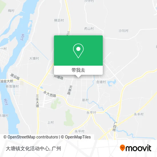 大塘镇文化活动中心地图