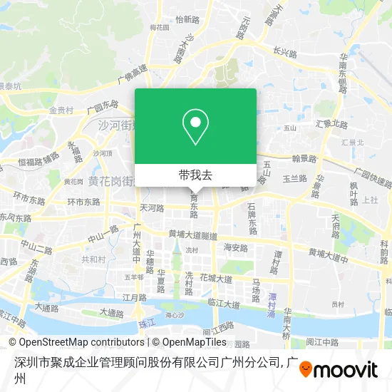 深圳市聚成企业管理顾问股份有限公司广州分公司地图