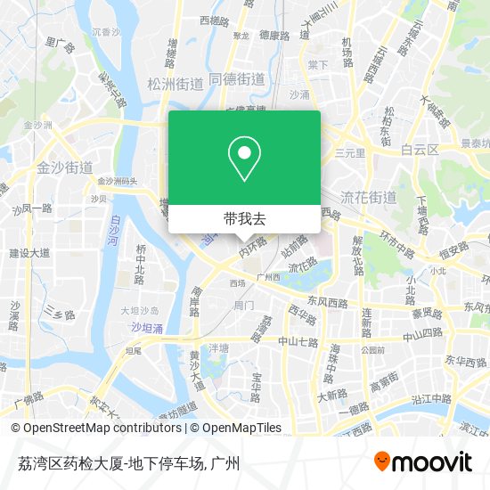 荔湾区药检大厦-地下停车场地图