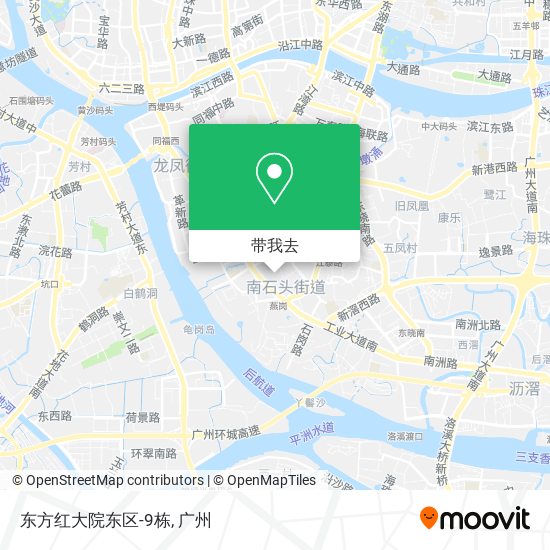 东方红大院东区-9栋地图