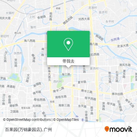 百果园(万锦豪园店)地图