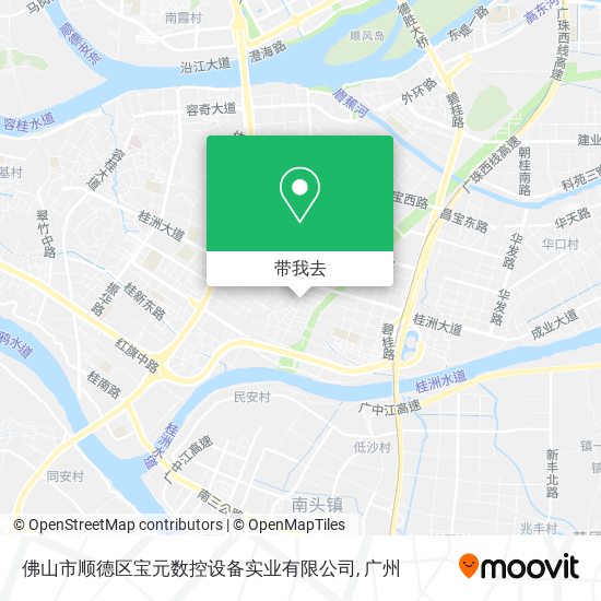 佛山市顺德区宝元数控设备实业有限公司地图
