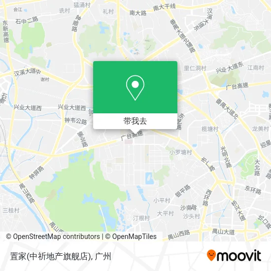 置家(中祈地产旗舰店)地图