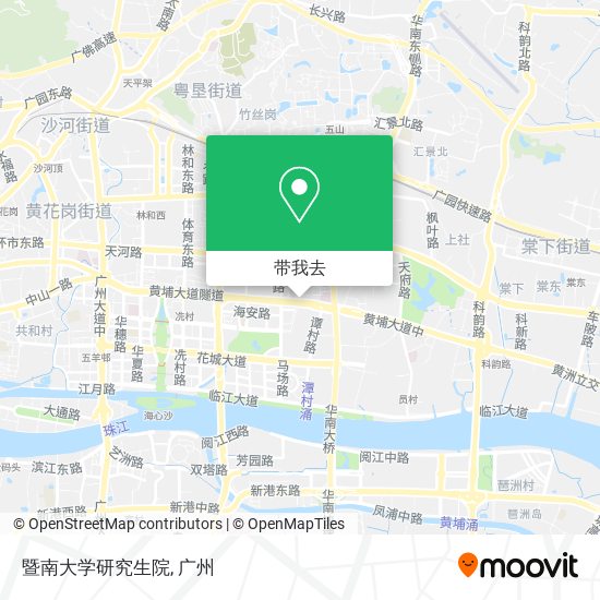 暨南大学研究生院地图
