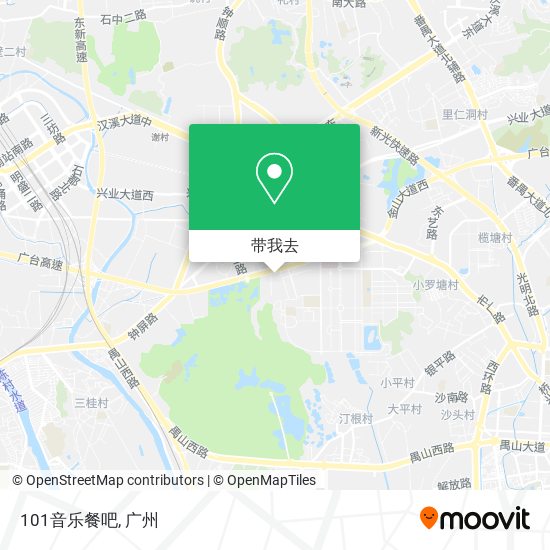 101音乐餐吧地图