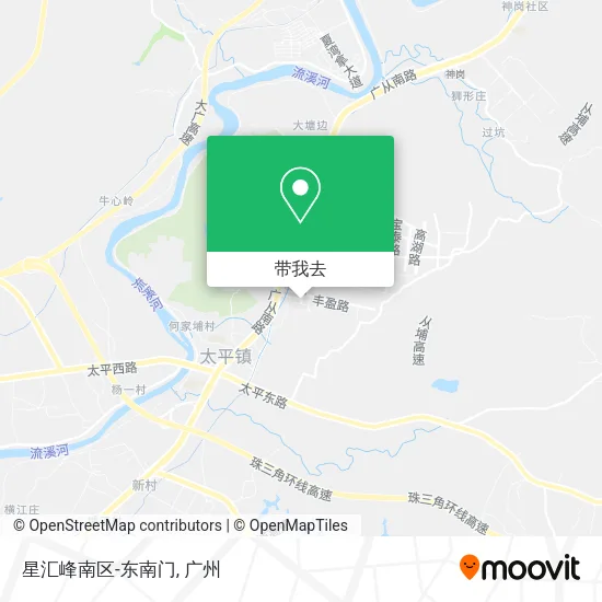 星汇峰南区-东南门地图