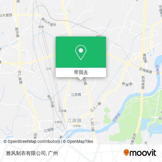 雅风制衣有限公司地图