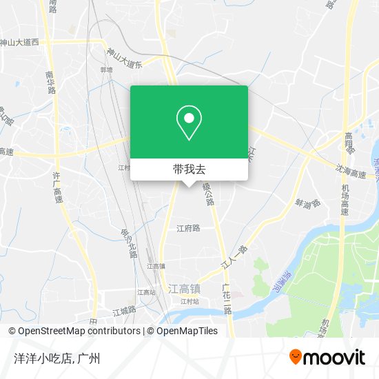 洋洋小吃店地图