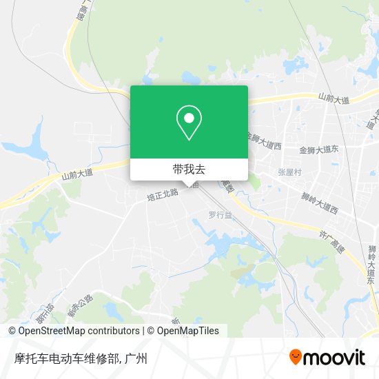 摩托车电动车维修部地图