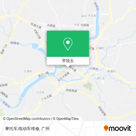 摩托车,电动车维修地图