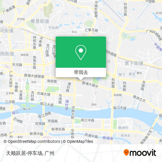 天顺跃居-停车场地图