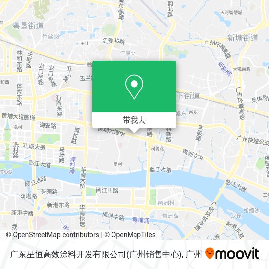 广东星恒高效涂料开发有限公司(广州销售中心)地图