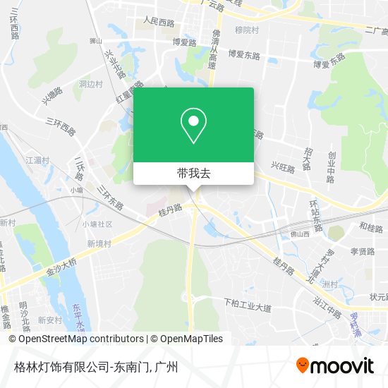 格林灯饰有限公司-东南门地图