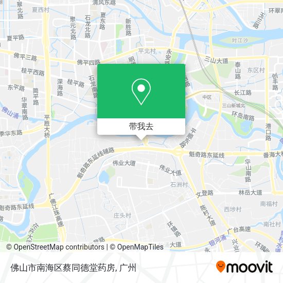佛山市南海区蔡同德堂药房地图