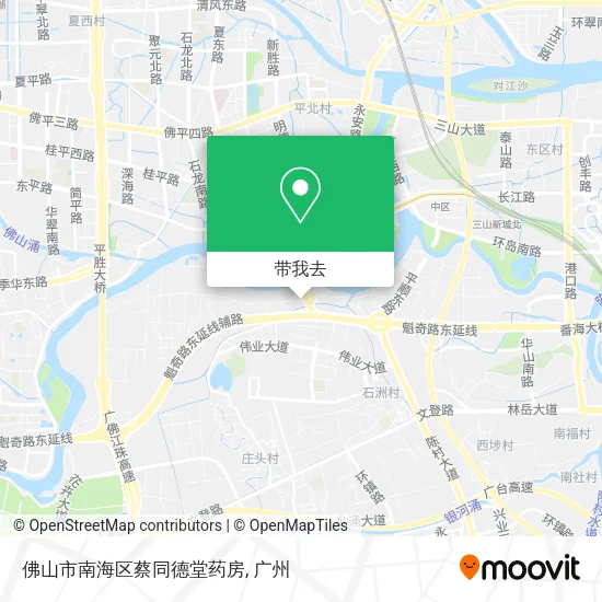 佛山市南海区蔡同德堂药房地图