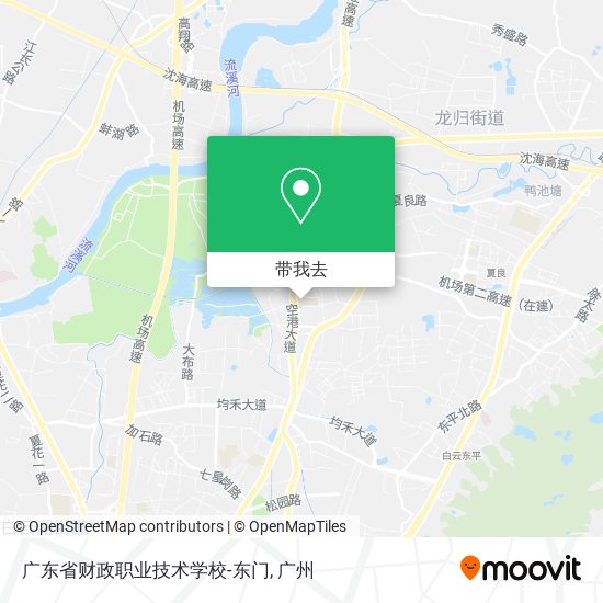广东省财政职业技术学校-东门地图