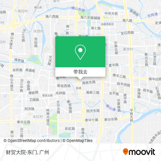 财贸大院-东门地图