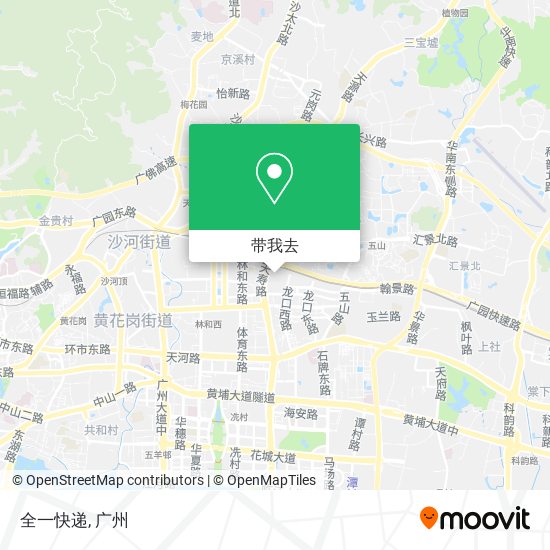 全一快递地图