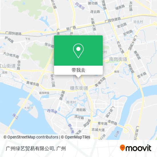 广州绿艺贸易有限公司地图